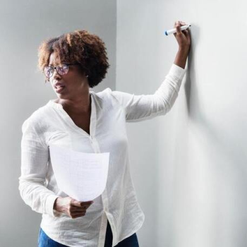 Instructor at White Board